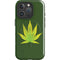 Marijuana Leaf Light Green iPhone 16 Pro Magsafe Impact Case